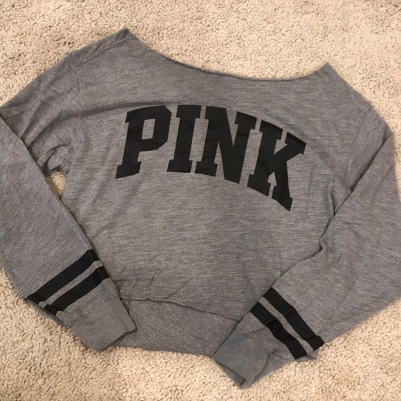 victoria secret cold shoulder sweatshirt